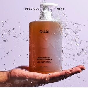 OUAI DETOX SHAMPOO JUMBO 16 oz deep clean remove product buildup reset your hair